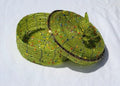Green Beaded Box